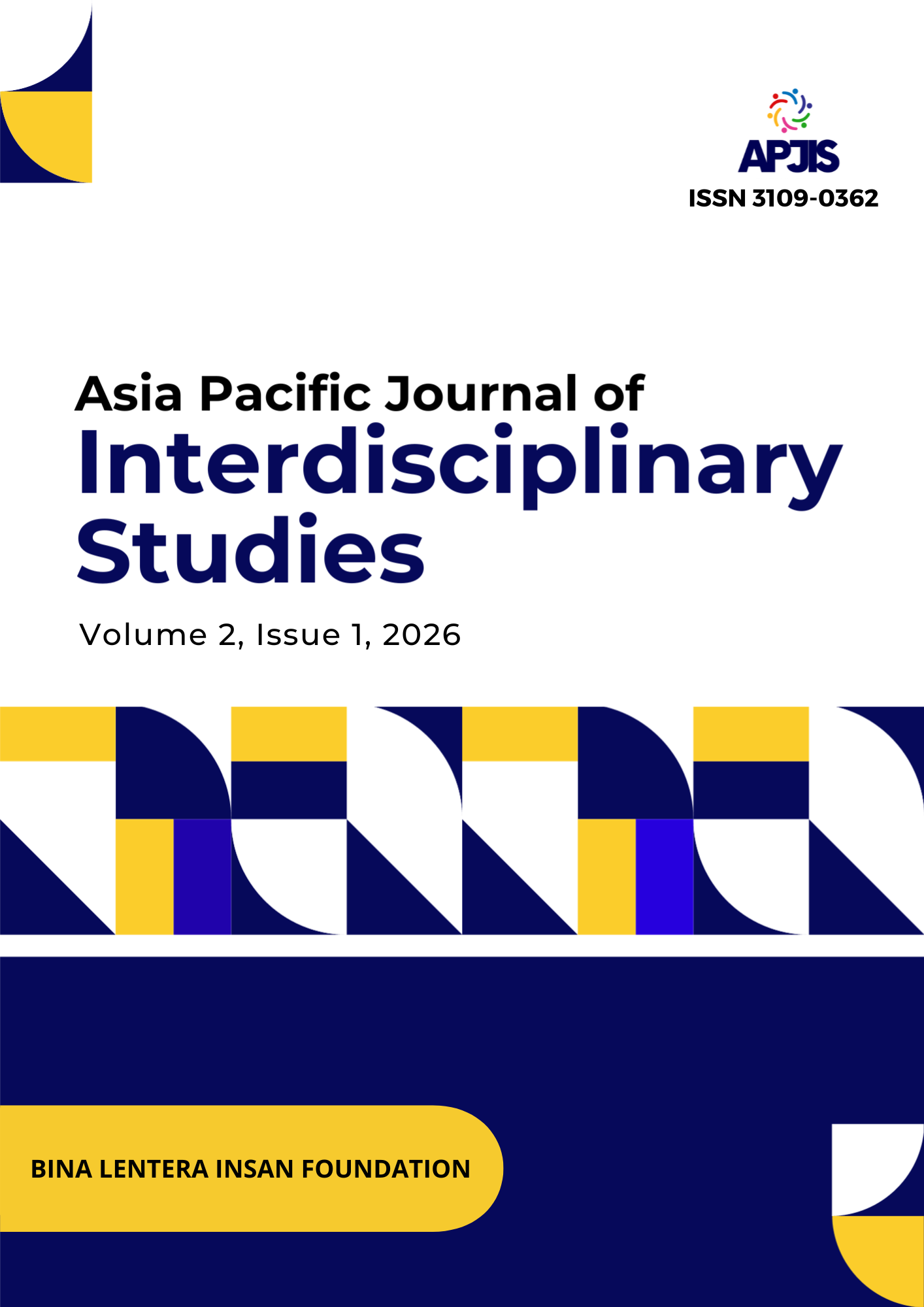					View Vol. 2 No. 1 (2026): Asia Pacific Journal of Interdisciplinary Studies
				